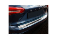 Stainless steel bumper protector suitable for Ford Focus IV Kombi 2018- 'Ribs'