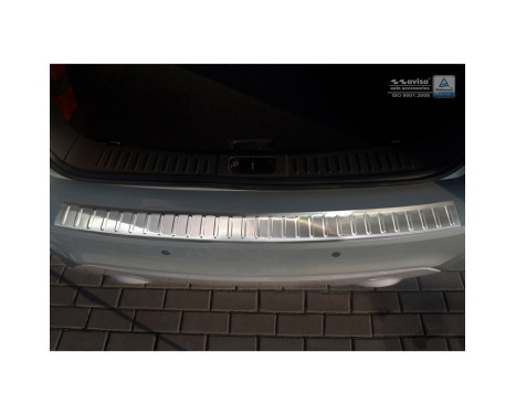 Stainless steel bumper protector suitable for Ford Kuga 2008-2013 'Ribs', Image 3