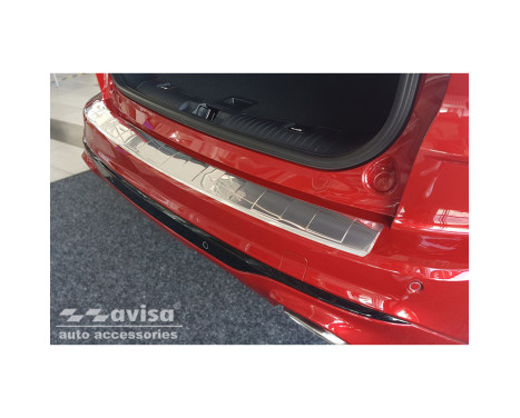 Stainless steel bumper protector suitable for Ford Kuga III ST-Line 2019- 'Ribs'