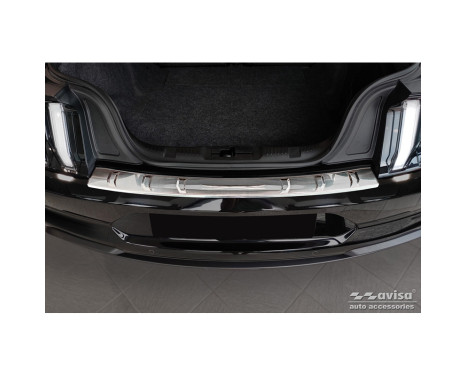 Stainless steel bumper protector suitable for Ford Mustang VI Coupé 2015-2017 & FL 2017- 'Ribs', Image 2