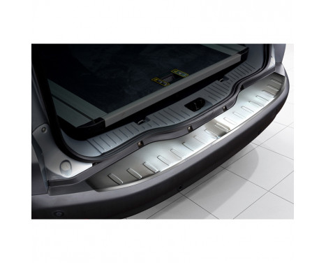 Stainless steel bumper protector suitable for Ford S-Max 2006-2010 'Ribs'