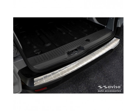 Stainless steel bumper protector suitable for Ford Tourneo Courier/Transit Courier 2014-2017 & FL 17- 'Ribs, Image 5