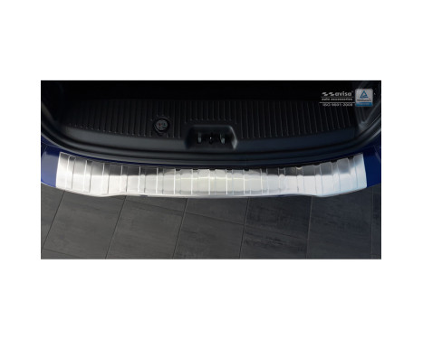 Stainless steel bumper protector suitable for Ford Tourneo Courier/Transit Courier 2014- 'Ribs', Image 3
