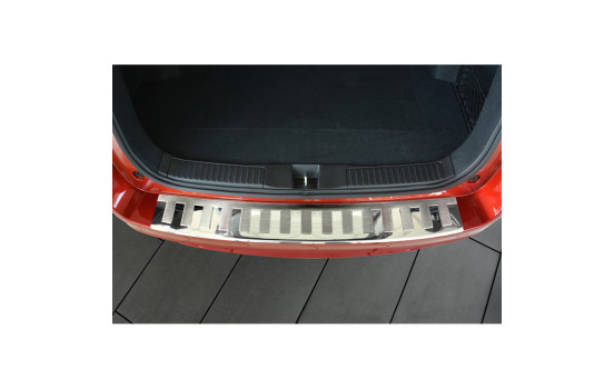 Stainless steel bumper protector suitable for Honda Civic Tourer 2014- 'Ribs'