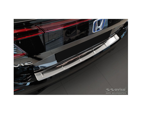 Stainless steel bumper protector suitable for Honda Civic XI HB 2022- 'Ribs'
