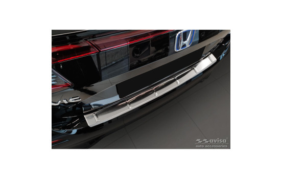 Stainless steel bumper protector suitable for Honda Civic XI HB 2022- 'Ribs'