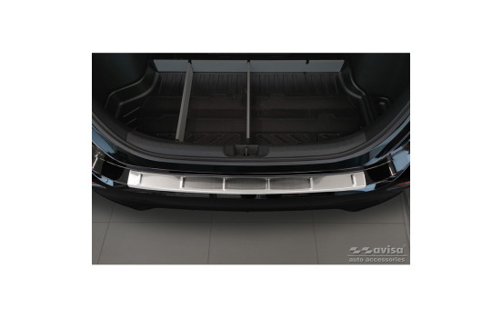 Stainless steel bumper protector suitable for Honda Civic XI HB 2022- 'Ribs', Image 3