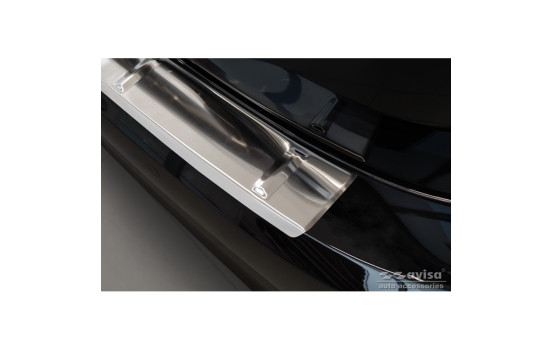 Stainless steel bumper protector suitable for Honda Civic XI HB 2022- 'Ribs', Image 4