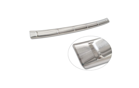 Stainless steel bumper protector suitable for Honda Civic XI HB 2022- 'Ribs', Image 6