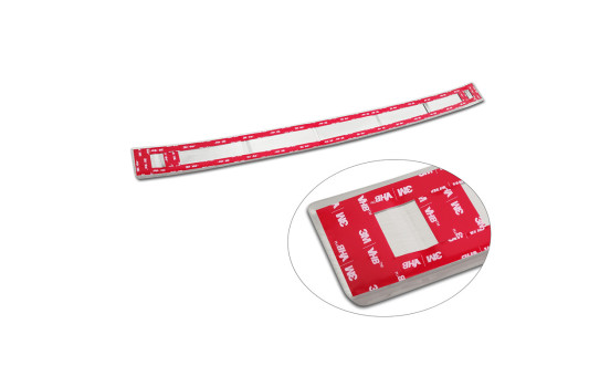 Stainless steel bumper protector suitable for Honda Civic XI HB 2022- 'Ribs', Image 7