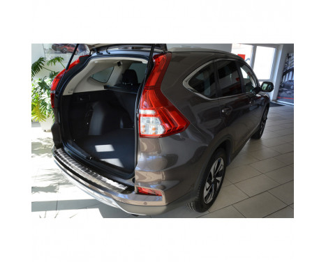 Stainless steel bumper protector suitable for Honda CRV 2015- 'Ribs', Image 2