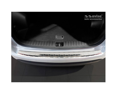 Stainless steel bumper protector suitable for Hyundai Tucson FL 2018-'Ribs', Image 3