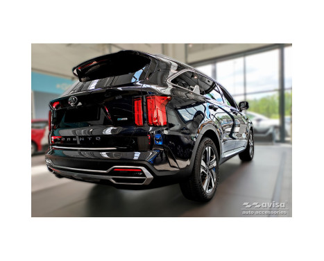 Stainless steel bumper protector suitable for Kia Sorento IV 2020-, Image 5