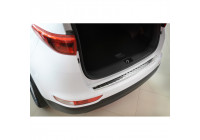 Stainless steel bumper protector suitable for Kia Sportage IV 2016- 'Ribs'