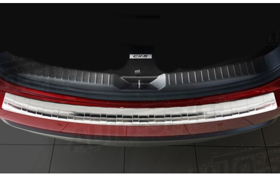 Stainless steel bumper protector suitable for Mazda CX5 II 2017- 'Ribs'