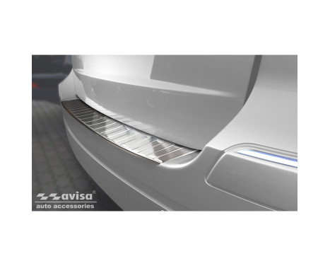 Stainless steel bumper protector suitable for Mercedes B-Class W245 2005-2008 'Ribs', Image 3