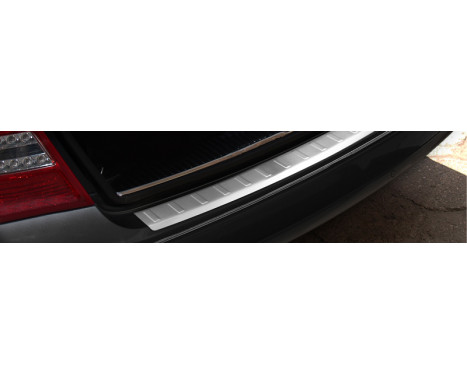 Stainless steel bumper protector suitable for Mercedes C-Class W204 2007-2011 'Ribs'