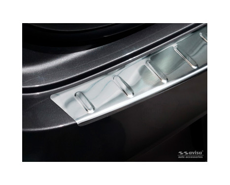 Stainless steel bumper protector suitable for Mercedes CLA II (X118) Shooting Brake 2019- 'Ribs', Image 3