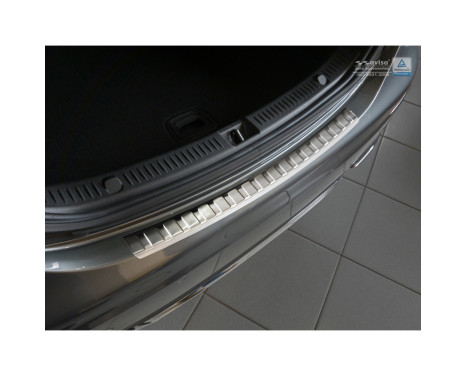Stainless steel bumper protector suitable for Mercedes E-Class W213 Sedan 2016- 'Ribs'
