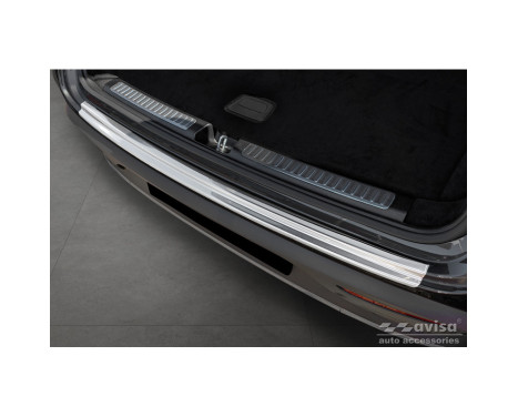 Stainless steel bumper protector suitable for Mercedes EQC (N293) 2019- 'Ribs'