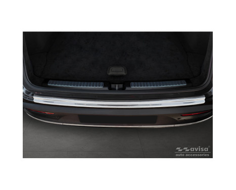 Stainless steel bumper protector suitable for Mercedes EQC (N293) 2019- 'Ribs', Image 2