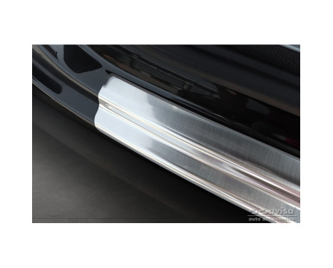 Stainless steel bumper protector suitable for Mercedes EQC (N293) 2019- 'Ribs', Image 3
