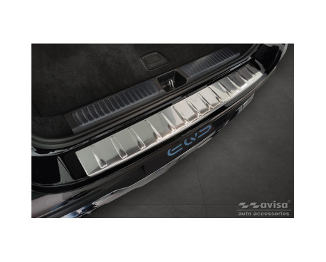 Stainless steel bumper protector suitable for Mercedes EQS SUV (X296) 2022- 'Ribs'