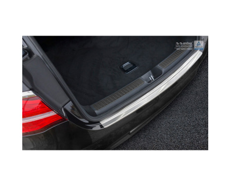 Stainless steel bumper protector suitable for Mercedes GLC Coupe 2016- 'Ribs', Image 3