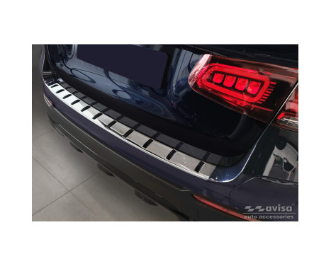Stainless steel bumper protector suitable for Mercedes GLC (X253) 2015-2019 & Facelift 2019- 'STRONG EDITIO'