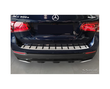 Stainless steel bumper protector suitable for Mercedes GLC (X253) 2015-2019 & Facelift 2019- 'STRONG EDITIO', Image 2