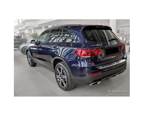 Stainless steel bumper protector suitable for Mercedes GLC (X253) 2015-2019 & Facelift 2019- 'STRONG EDITIO', Image 5