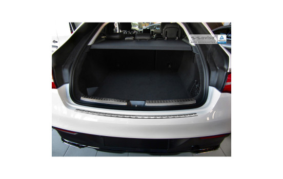 Stainless steel bumper protector suitable for Mercedes GLE Coupe 2015- 'Ribs'