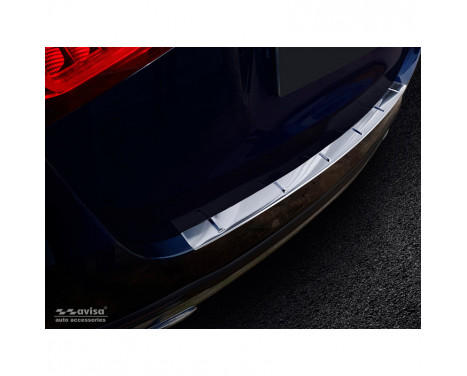 Stainless steel bumper protector suitable for Mercedes GLE II (W167) 2019- 'Ribs'