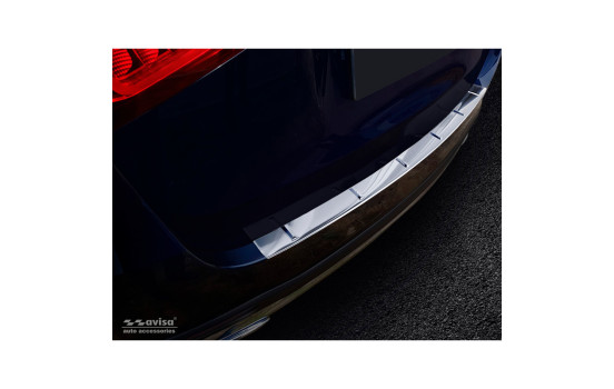 Stainless steel bumper protector suitable for Mercedes GLE II (W167) 2019- 'Ribs'