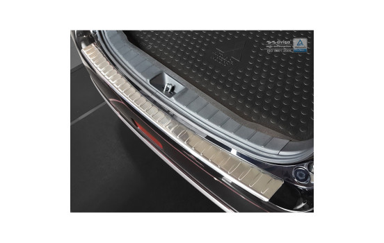 Stainless steel bumper protector suitable for Mitsubishi ASX 2010- 'Ribs', Image 2