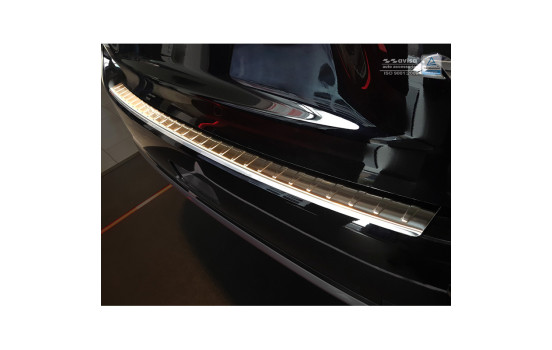Stainless steel bumper protector suitable for Mitsubishi ASX 2010- 'Ribs', Image 3