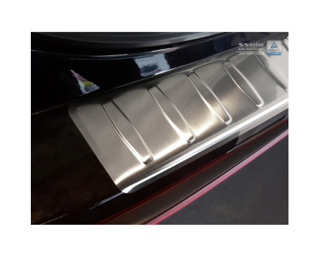 Stainless steel bumper protector suitable for Mitsubishi ASX 2010- 'Ribs', Image 5