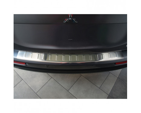 Stainless steel bumper protector suitable for Mitsubishi Outlander 2012-2015 'Ribs'