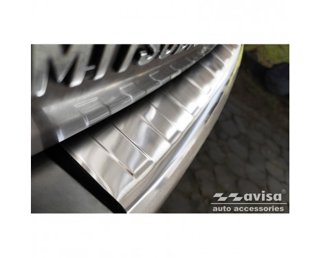 Stainless steel bumper protector suitable for Mitsubishi Outlander II 2006-2012 / Peugeot 4007 2007-2012 /