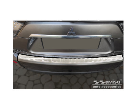 Stainless steel bumper protector suitable for Mitsubishi Outlander II 2006-2012 / Peugeot 4007 2007-2012 /, Image 3