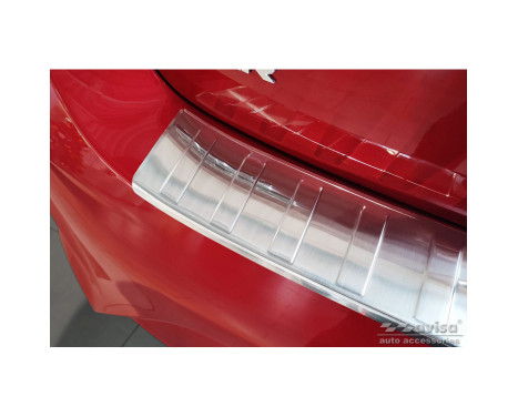 Stainless steel bumper protector suitable for Mitsubishi Space Star Facelift 2020- 'Ribs', Image 4