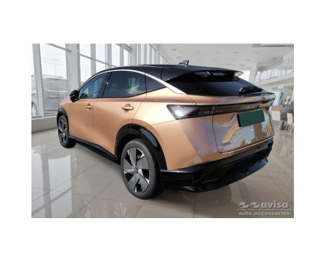 Stainless steel bumper protector suitable for Nissan Ariya 2022- 'Ribs', Image 5