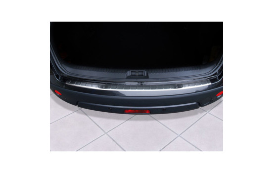 Stainless steel bumper protector suitable for Nissan Qashqai 2007-2013 'Ribs'