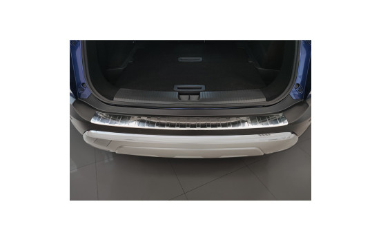 Stainless steel bumper protector suitable for Nissan X-Trail IV (T33) 2021- 'Ribs', Image 3
