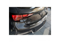 Stainless steel bumper protector suitable for Opel Astra K HB 5-door 2015- 'Ribs'