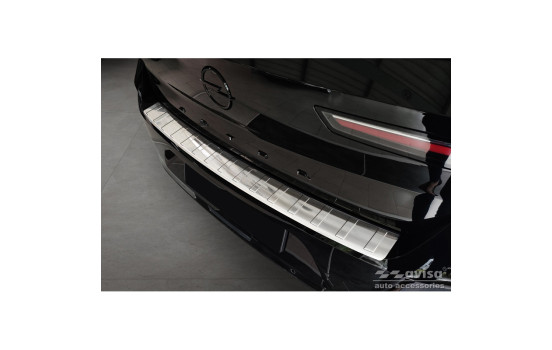 Stainless steel bumper protector suitable for Opel Astra L HB 5-door 2021- 'Ribs'