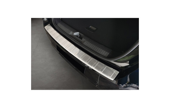 Stainless steel bumper protector suitable for Opel Astra L HB 5-door 2021- 'Ribs', Image 4