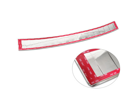 Stainless steel bumper protector suitable for Opel Astra L HB 5-door 2021- 'Ribs', Image 7