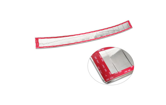 Stainless steel bumper protector suitable for Opel Astra L HB 5-door 2021- 'Ribs', Image 7