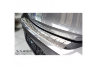 Stainless steel bumper protector suitable for Opel Corsa F Edition/Elegance HB 5-door 2019- 'Ribs'